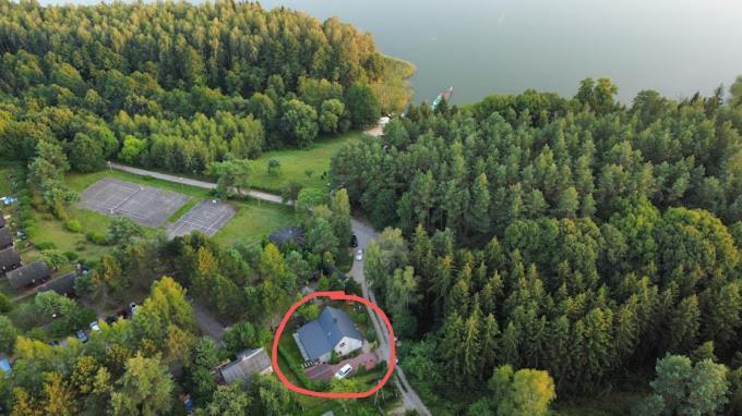 Dom Nad Jeziorem Strazym Zbiczno Экстерьер фото